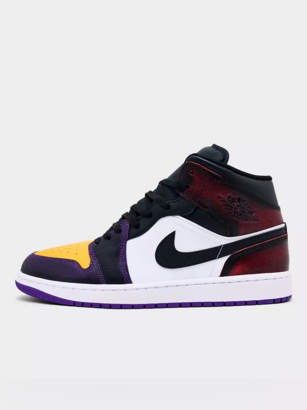 Nike Air Jordan 1 Multi-Color Leather Sneaker